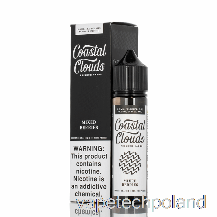 Vape Pen Mieszane Jagody - Przybrzeżne Chmury Co. - 60ml 0mg